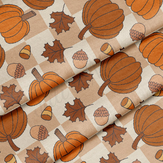 100% Cotton Fabric CTN2714 Pumpkin