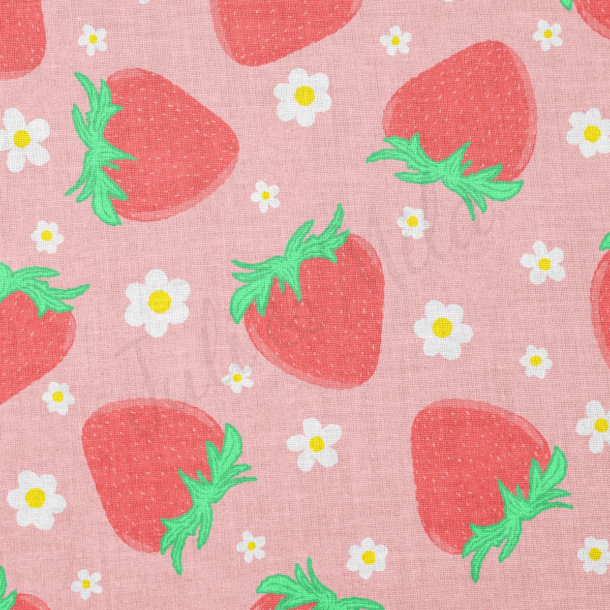 100% Cotton Fabric CTN2727 Strawberry