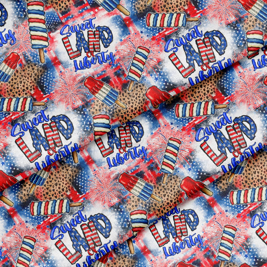 100% Cotton Fabric CTN2738 4th of July Patriotic