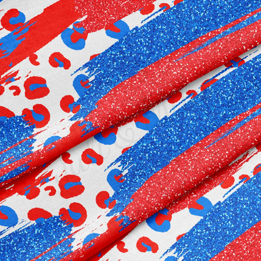 100% Cotton Fabric CTN2740 4th of July Patriotic