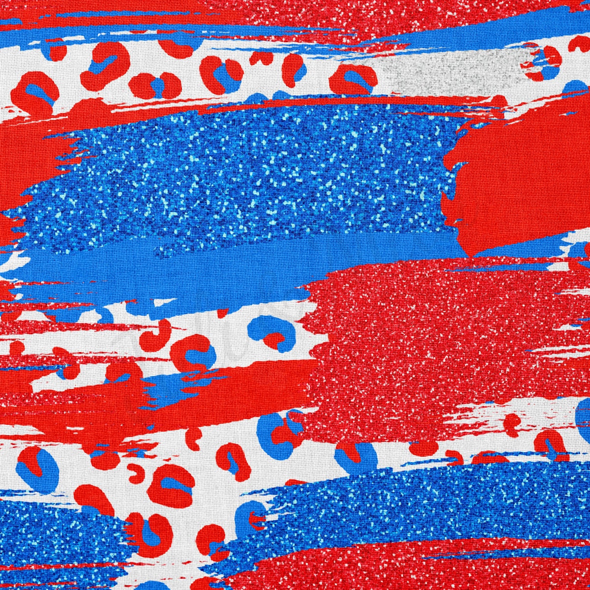 100% Cotton Fabric CTN2740 4th of July Patriotic