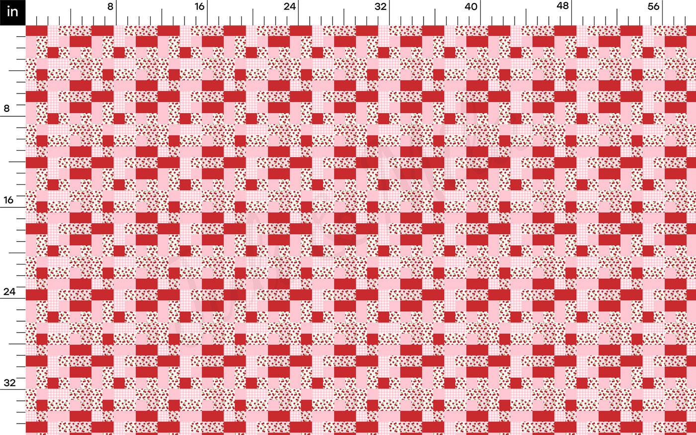 DBP Fabric Double Brushed Polyester DBP2710 Cherry Cherries