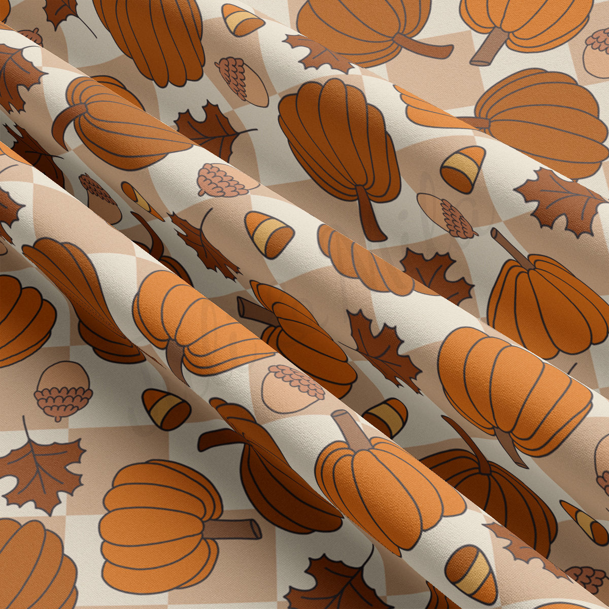 DBP Fabric Double Brushed Polyester DBP2714 Pumpkin