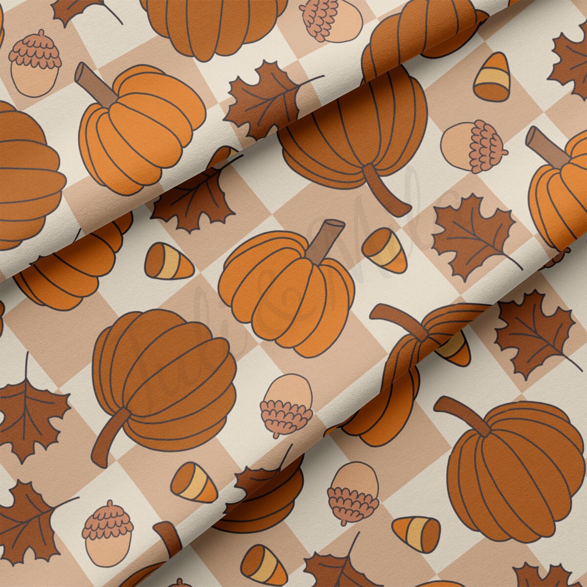 DBP Fabric Double Brushed Polyester DBP2714 Pumpkin