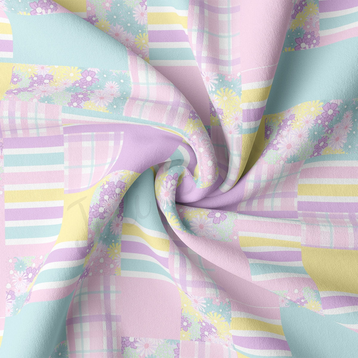 DBP Fabric Double Brushed Polyester DBP2729 Floral