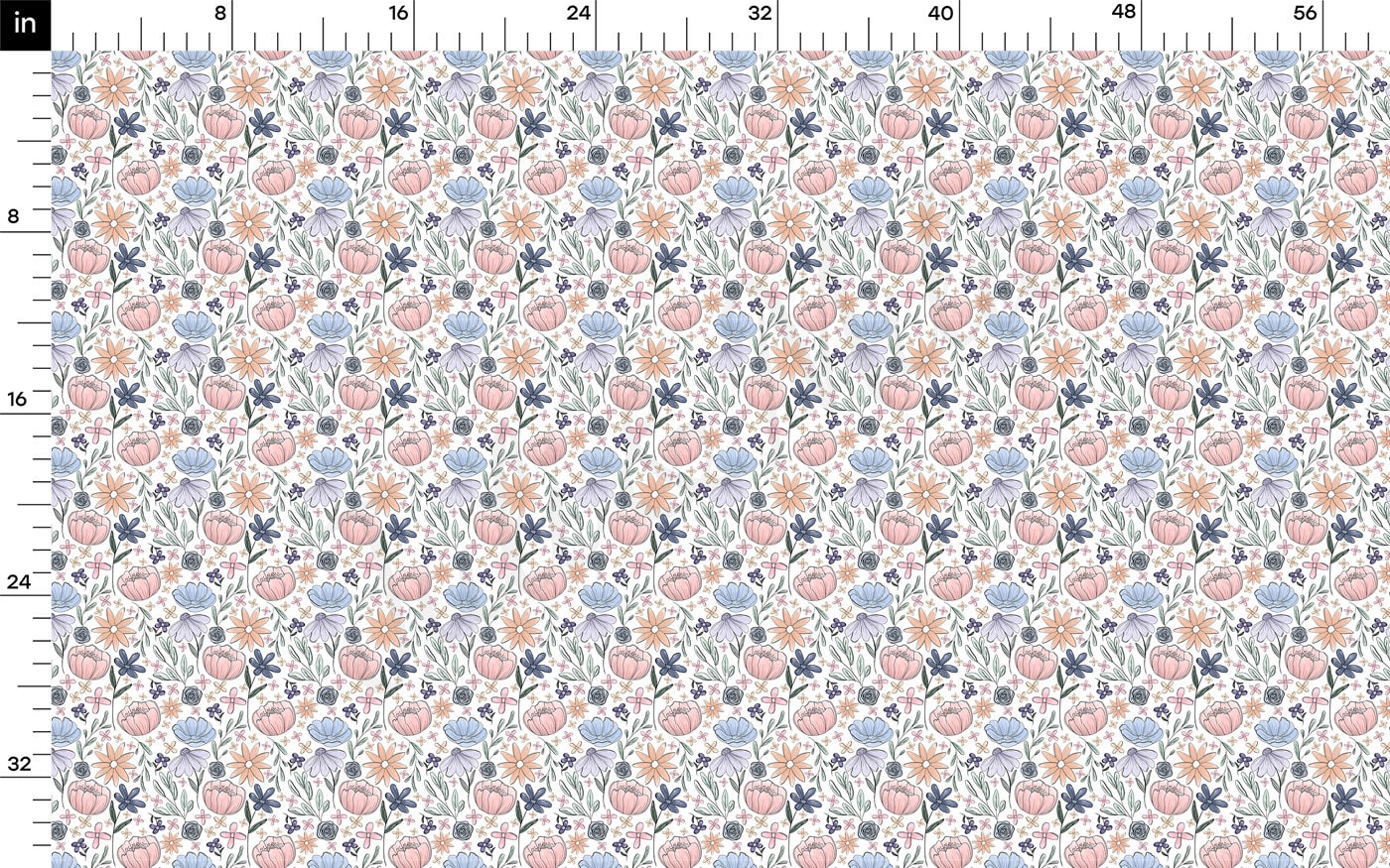 Floral Bullet Fabric AA2726