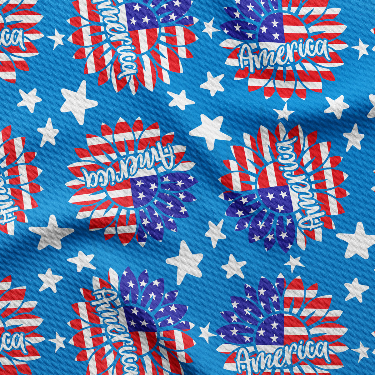 4th of July Patriotic Bullet Fabric AA2733