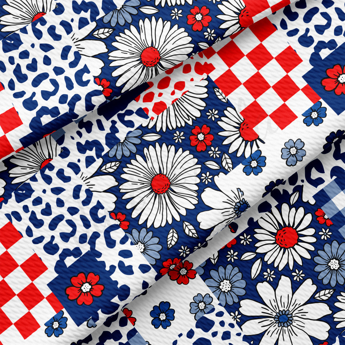 4th of July Patriotic Bullet Fabric AA2736
