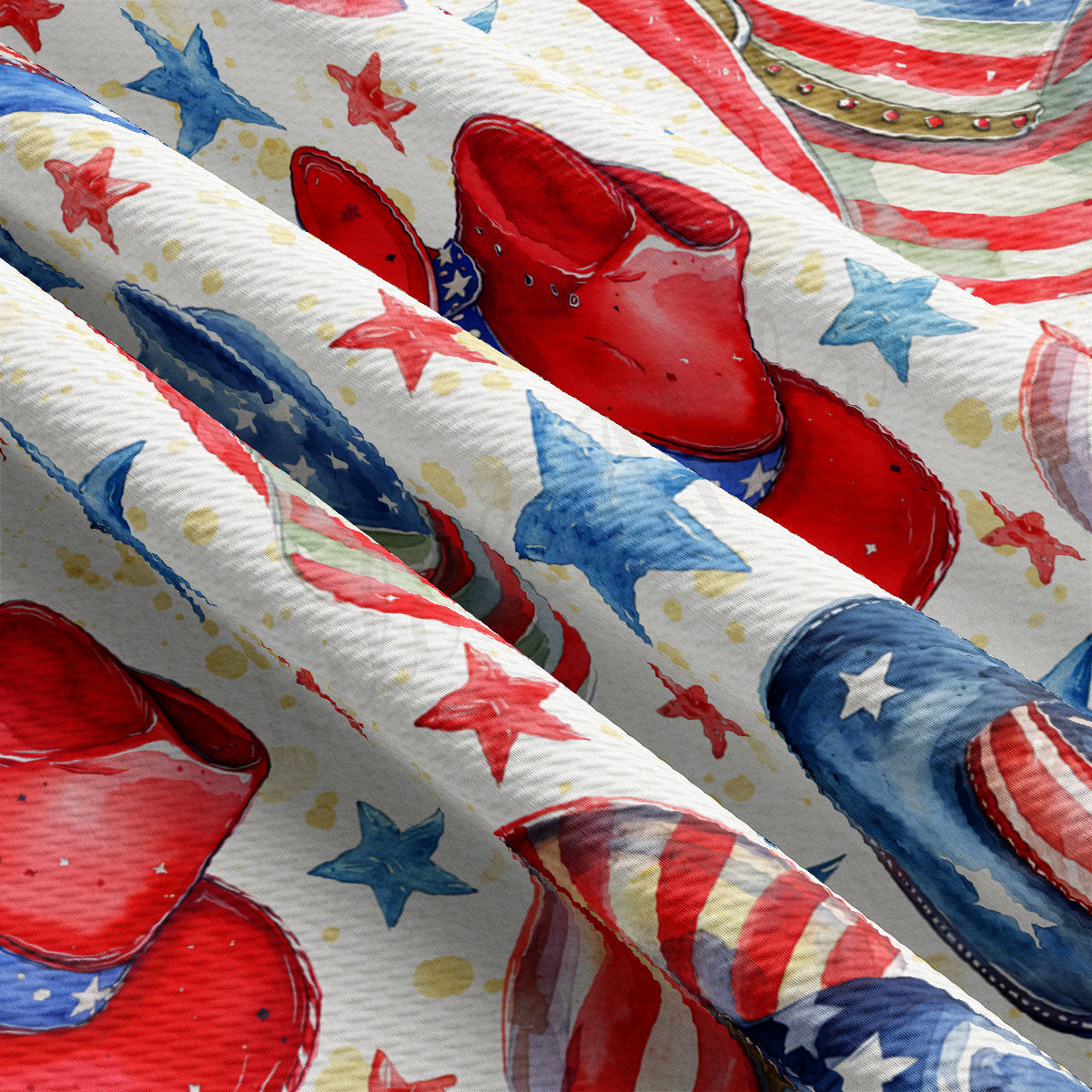 4th of July Patriotic Bullet Fabric AA2737