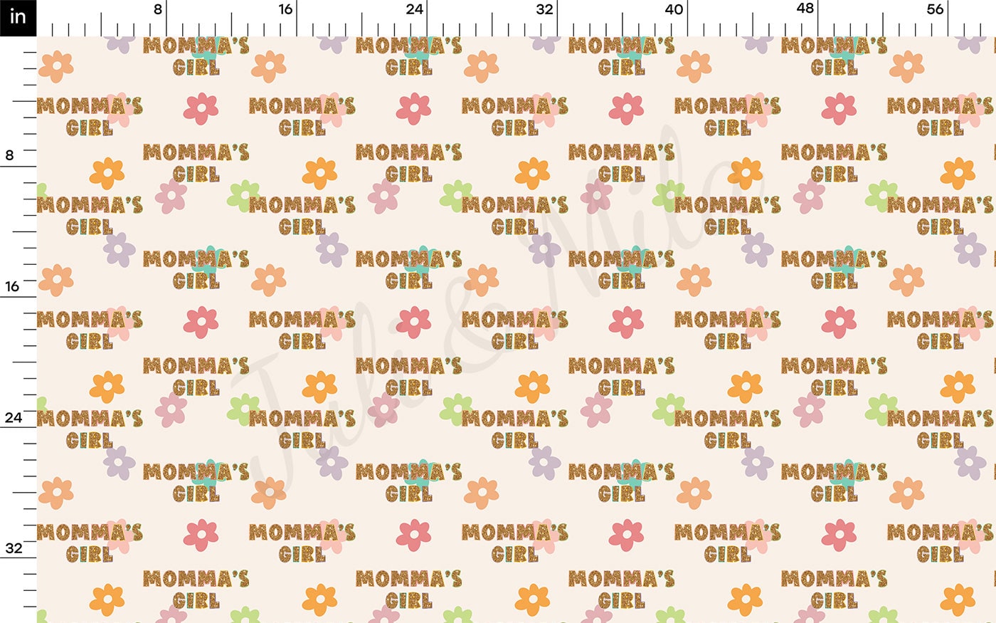 Momma's Girl Bullet Fabric AA2745