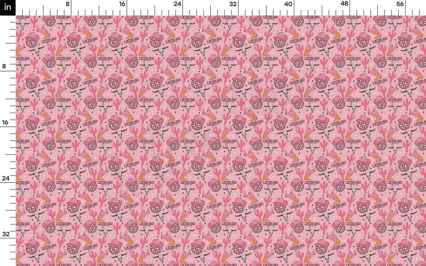 100% Cotton Fabric CTN2703 Western Boho