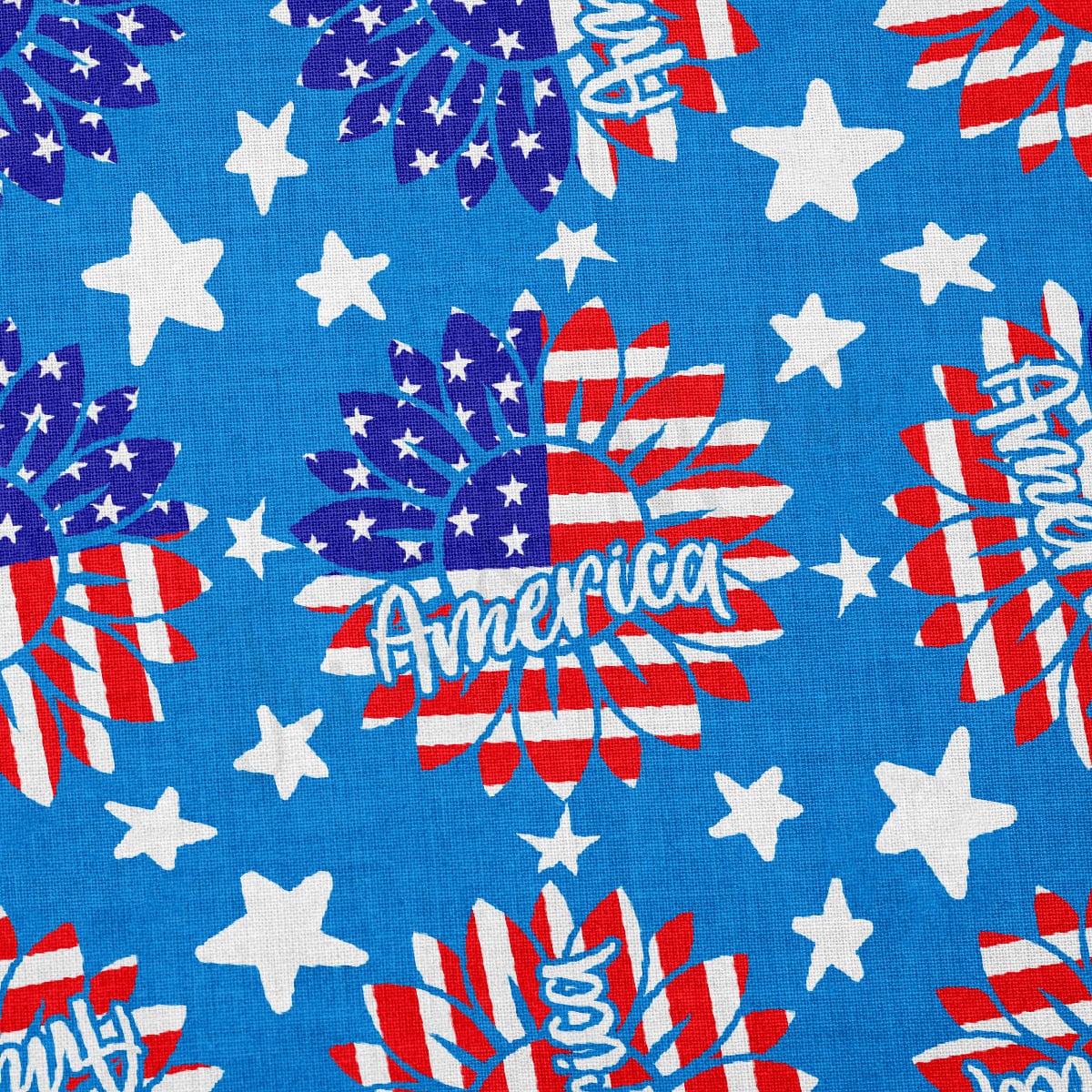 100% Cotton Fabric CTN2733 4th of July Patriotic