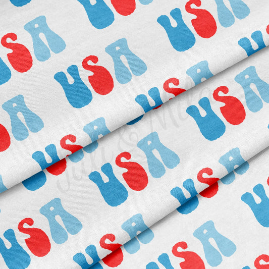 100% Cotton Fabric CTN2739 4th of July Patriotic