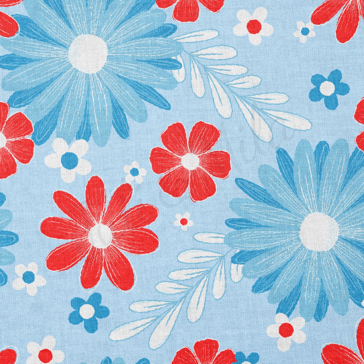 100% Cotton Fabric CTN2742 4th of July Patriotic