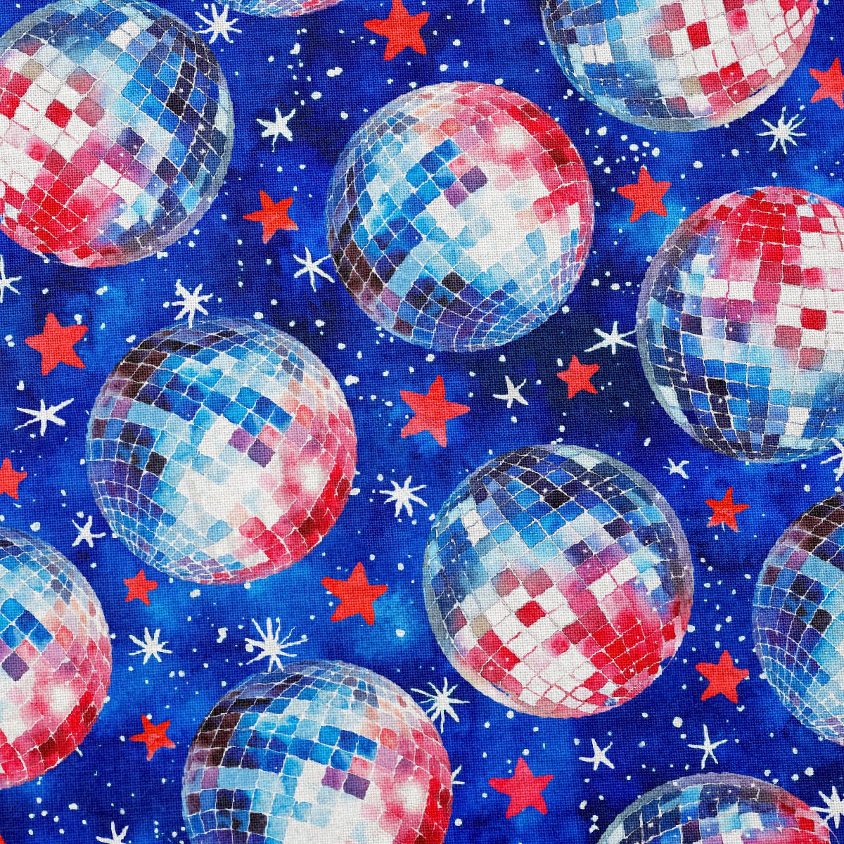 100% Cotton Fabric CTN2744 4th of July Patriotic