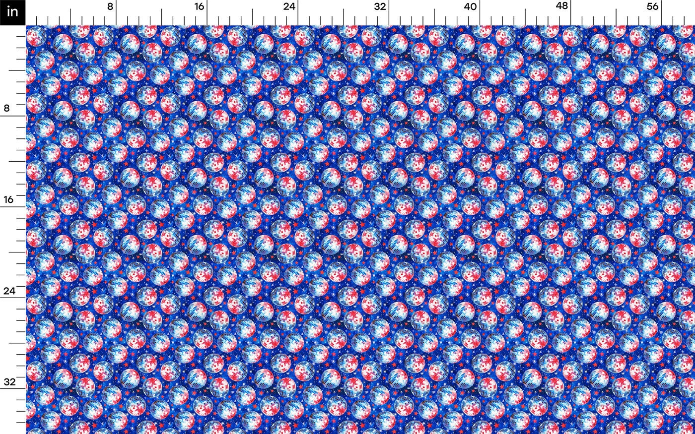 100% Cotton Fabric CTN2744 4th of July Patriotic