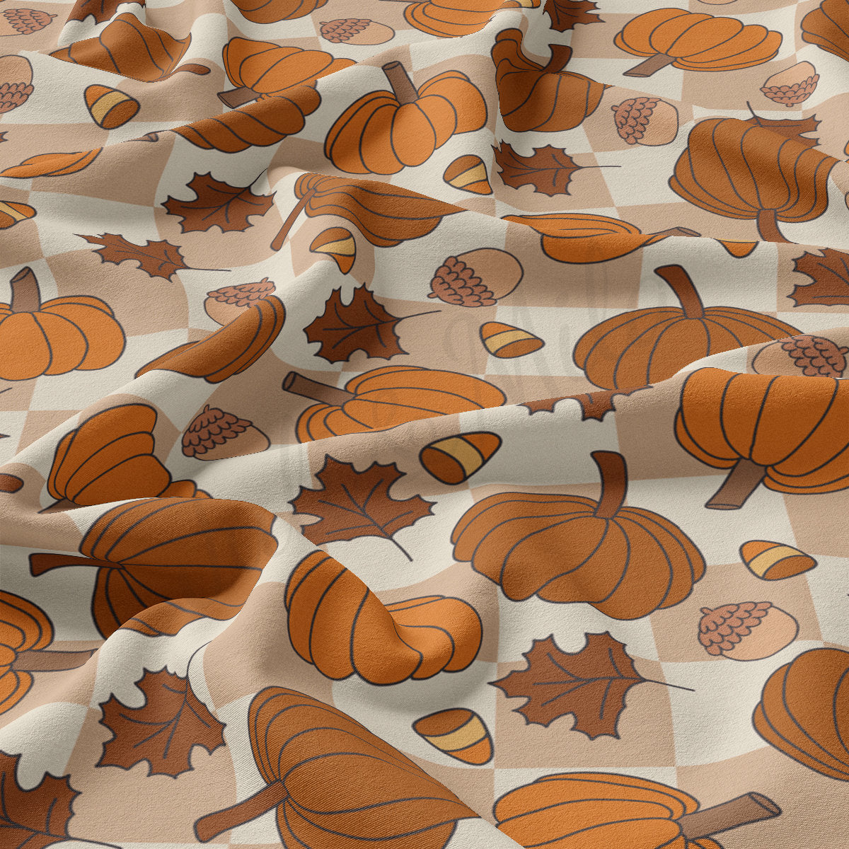 DBP Fabric Double Brushed Polyester DBP2714 Pumpkin