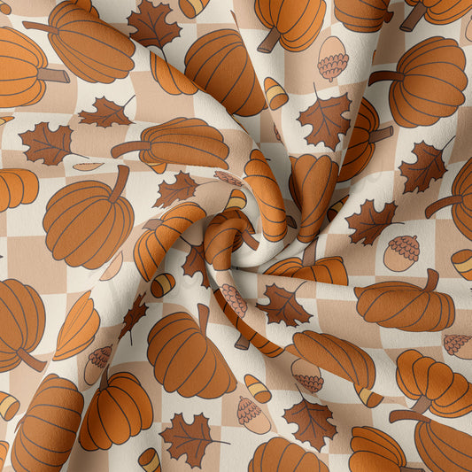 DBP Fabric Double Brushed Polyester DBP2714 Pumpkin