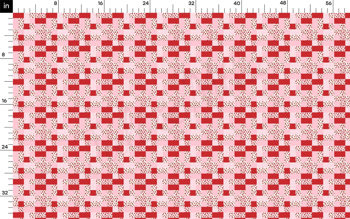 Rib Knit Fabric RBK2710 Cherry