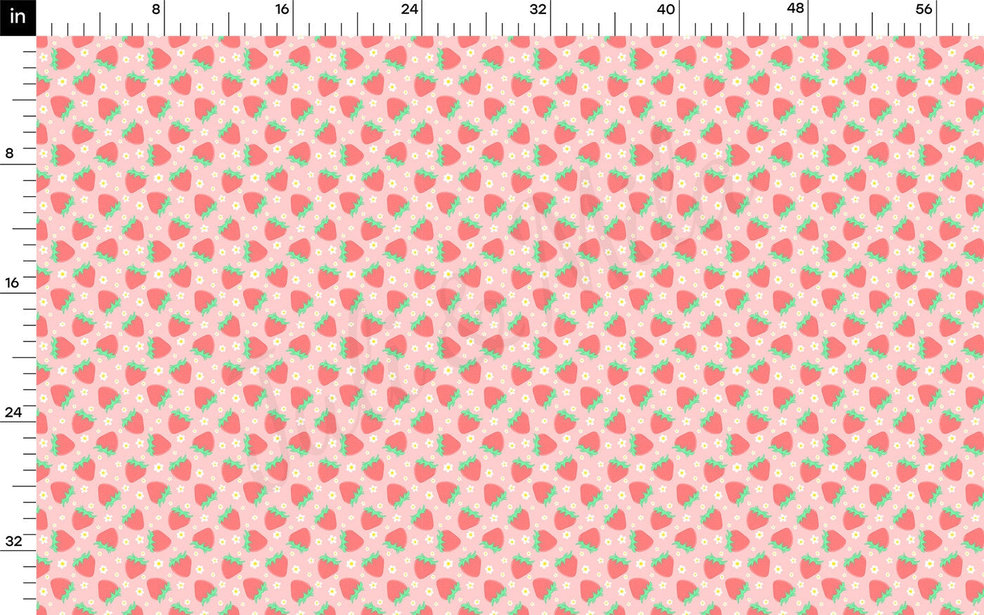 Rib Knit Fabric RBK2727 Strawberry