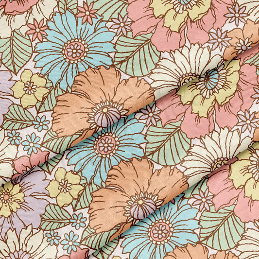 100% Cotton Fabric By the Yard Printed in USA Cotton Sateen -  Cotton  CTN530