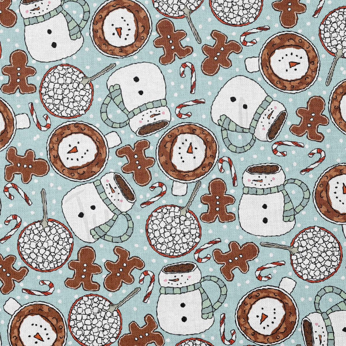 100% Cotton Fabric By the Yard Printed in USA Cotton Sateen -  Cotton  CTN704