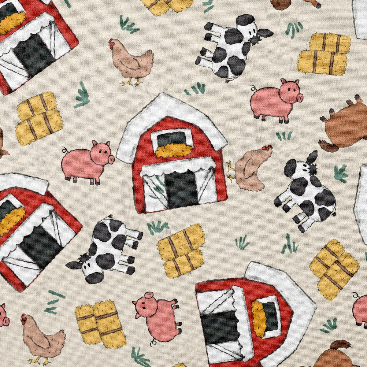 100% Cotton Fabric By the Yard Printed in USA Cotton Sateen -  Cotton  CTN956