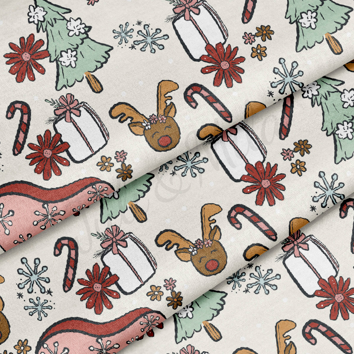 100% Cotton Fabric By the Yard Printed in USA Cotton Sateen -  Cotton  CTN942