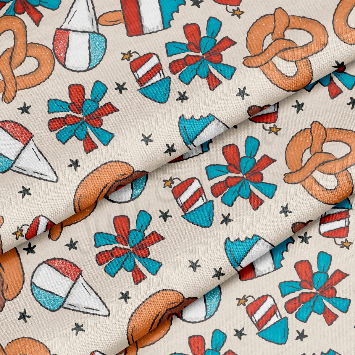 100% Cotton Fabric By the Yard Printed in USA Cotton Sateen -  Cotton  CTNPT58