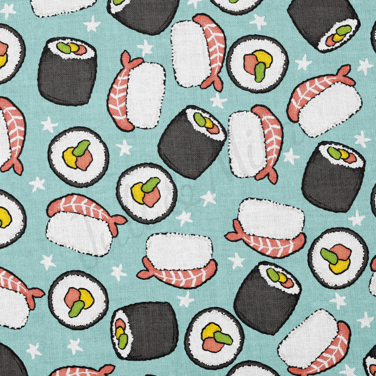 100% Cotton Fabric By the Yard Printed in USA Cotton Sateen -  Cotton  CTN490