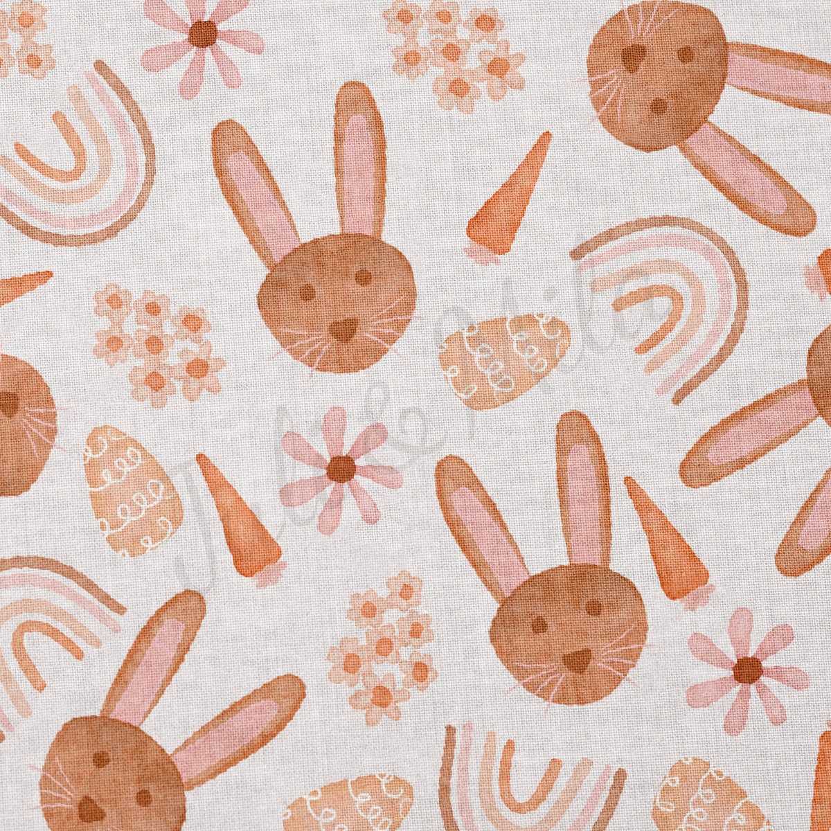 100% Cotton Fabric By the Yard Printed in USA Cotton Sateen -  Cotton  CTN1374 Easter