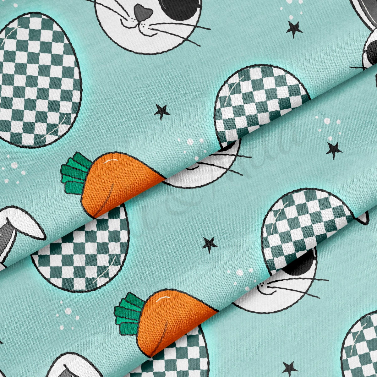 100% Cotton Fabric By the Yard Printed in USA Cotton Sateen -  Cotton  CTN1386 Easter