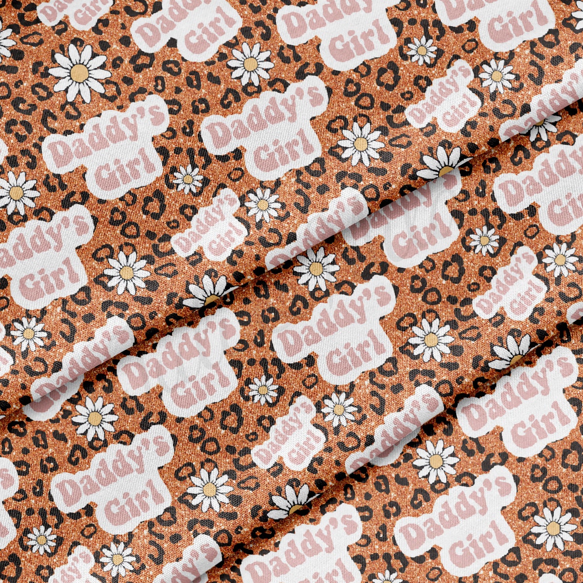 100% Cotton Fabric By the Yard Printed in USA Cotton Sateen -  Cotton  CTN1209 Daddy&#39;s Girl