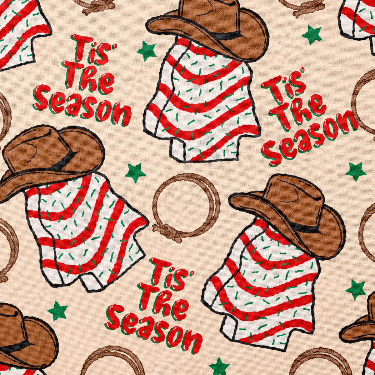 100% Cotton Fabric By the Yard Printed in USA Cotton Sateen -  Cotton  CTN1069 Christmas