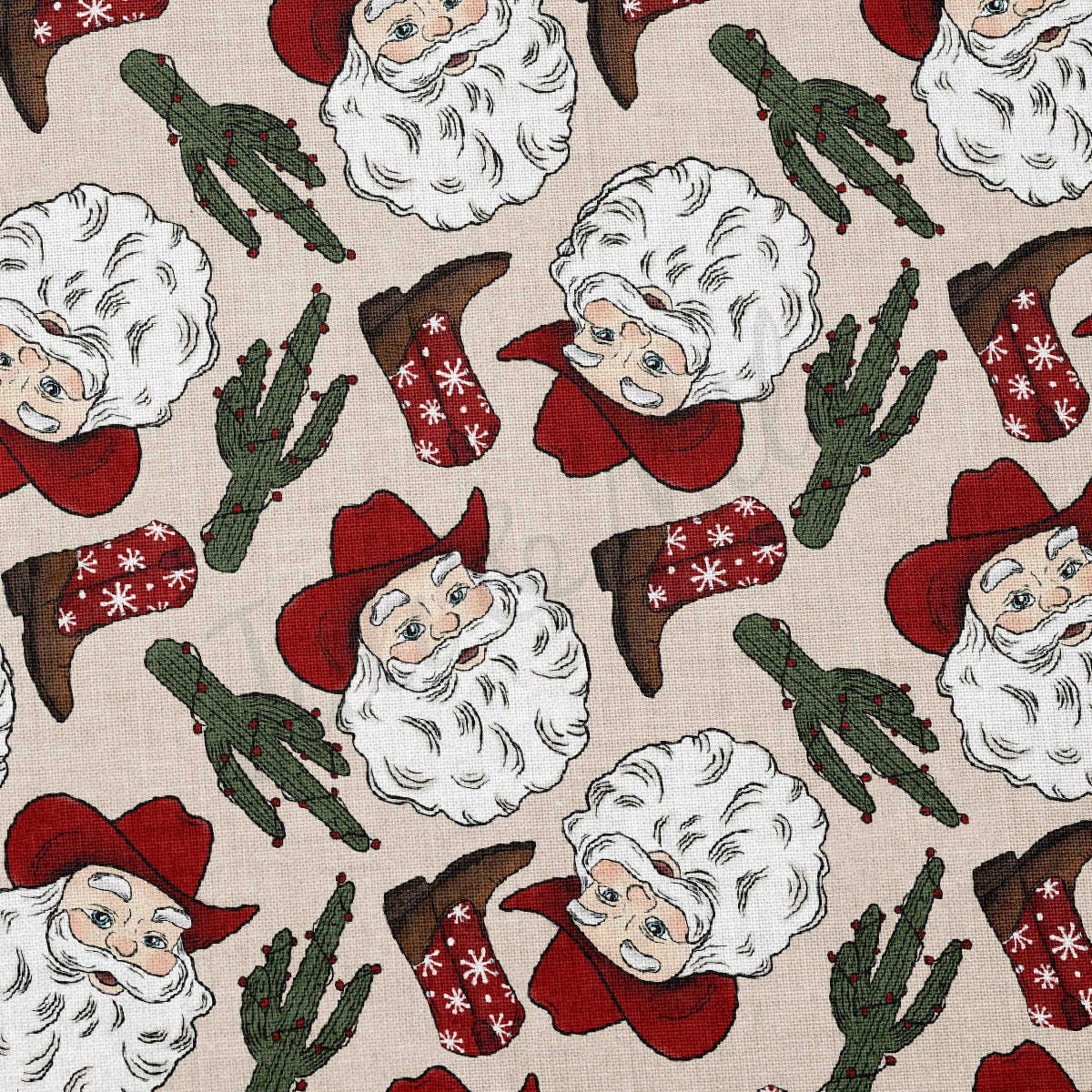 100% Cotton Fabric By the Yard Printed in USA Cotton Sateen -  Cotton  CTN1070 Christmas