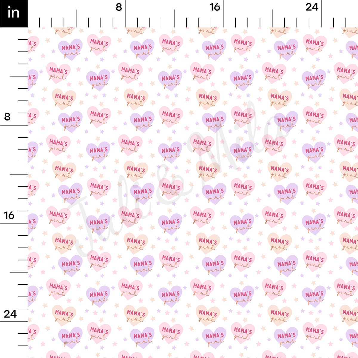 100% Cotton Fabric By the Yard Printed in USA Cotton Sateen -  Cotton  CTN1398 Mama&#39;s Girl