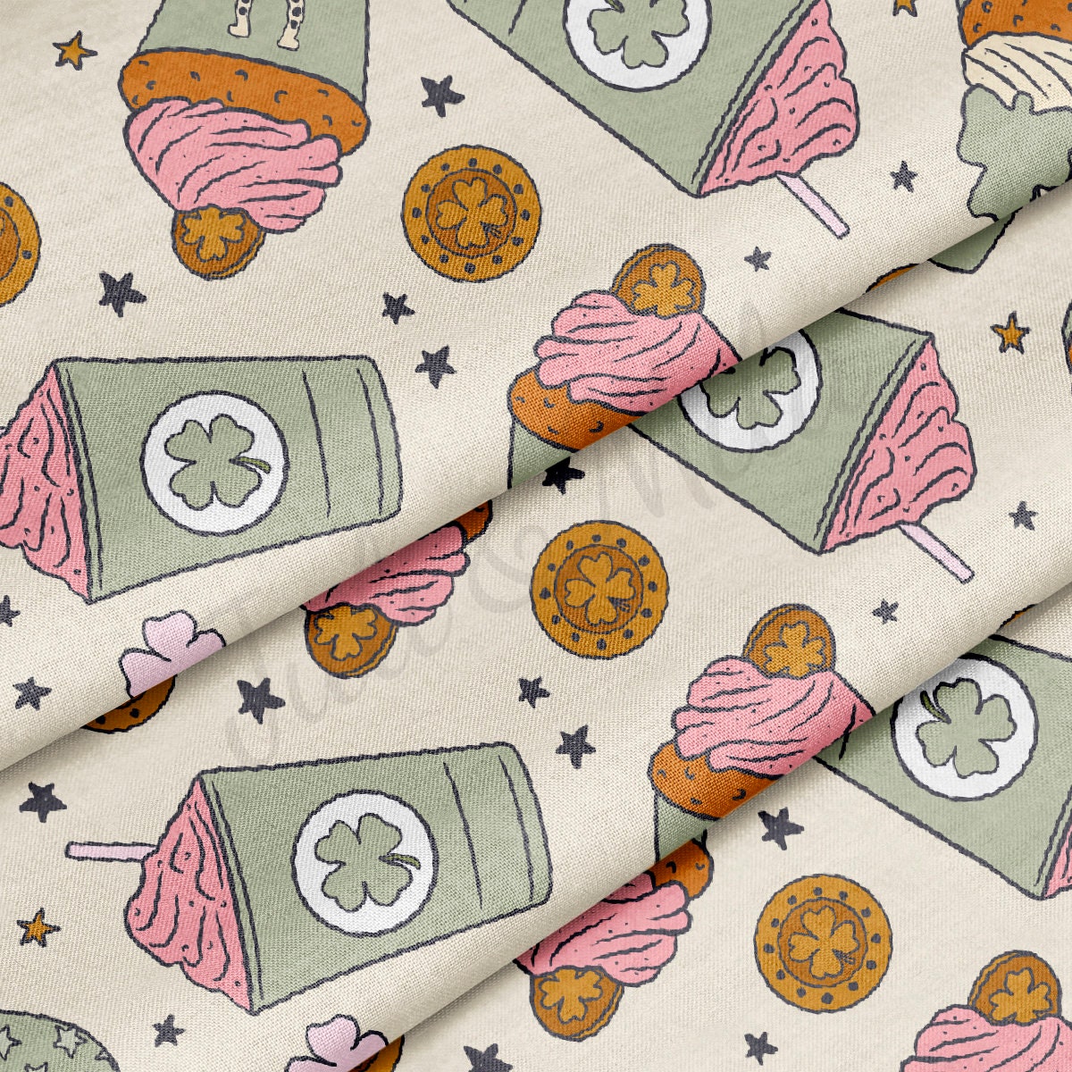 100% Cotton Fabric By the Yard Printed in USA Cotton Sateen -  Cotton  CTN1233