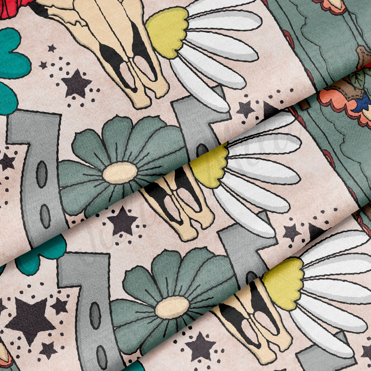 100% Cotton Fabric By the Yard Printed in USA Cotton Sateen -  Cotton  CTN1407