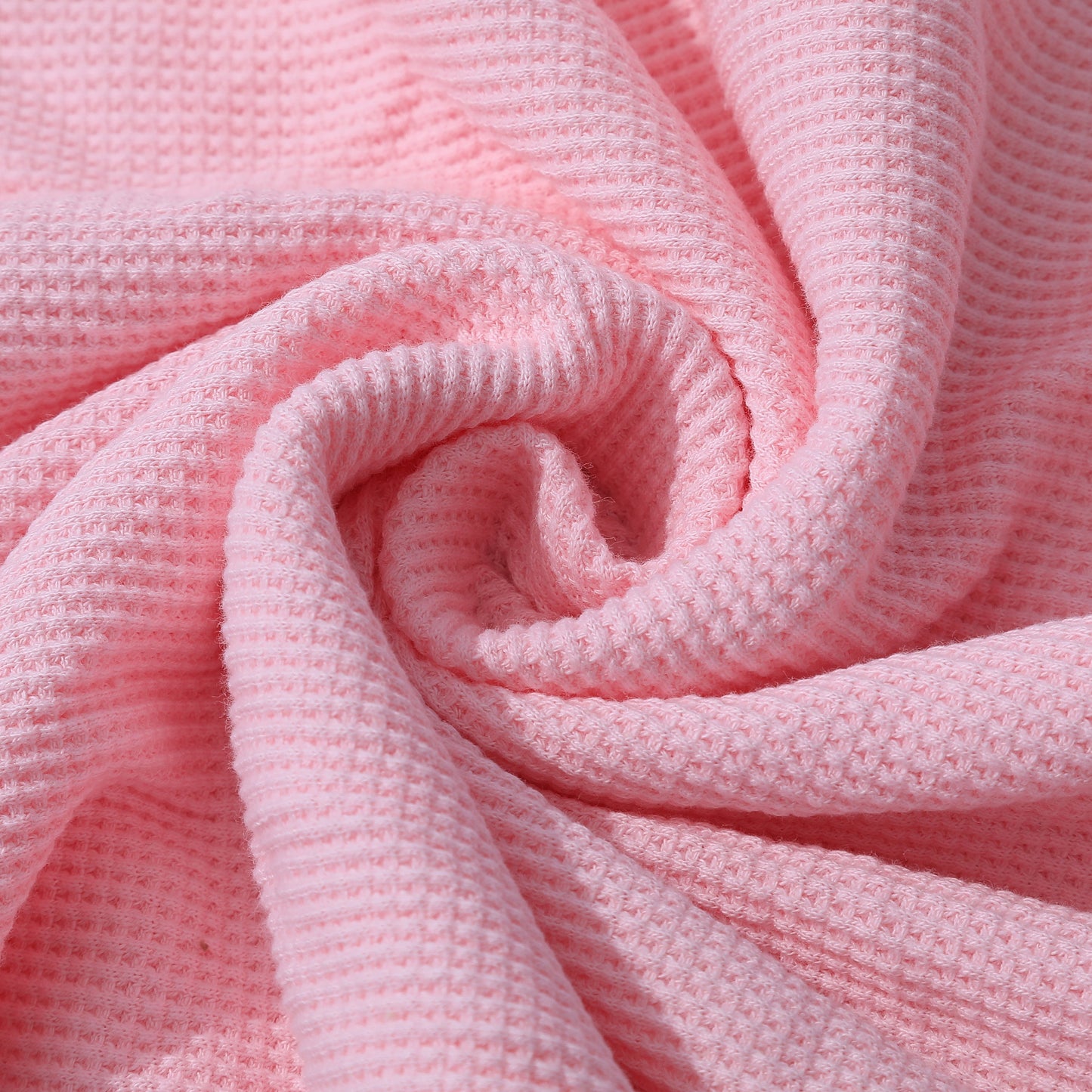 97 percent Cotton 3 percent Spandex Waffle Cotton Fabric by the yard Waffle Knit Stretchy Fabric