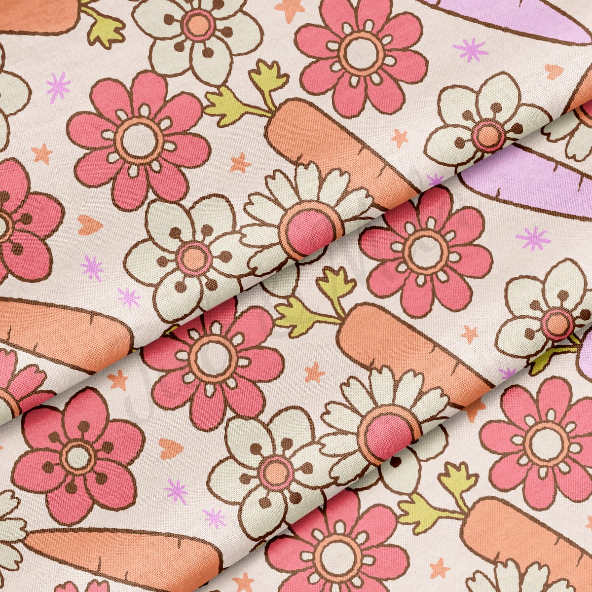 100% Cotton Fabric By the Yard Printed in USA Cotton Sateen -  Cotton  CTN1267