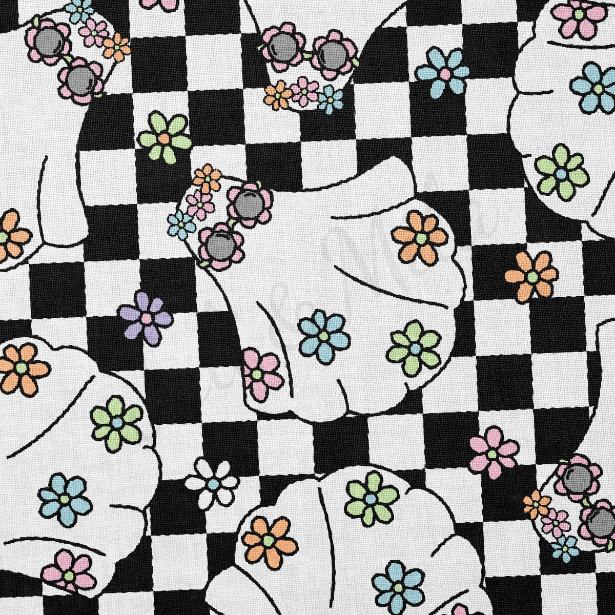 100% Cotton Fabric By the Yard Printed in USA Cotton Sateen -  Cotton CTN888