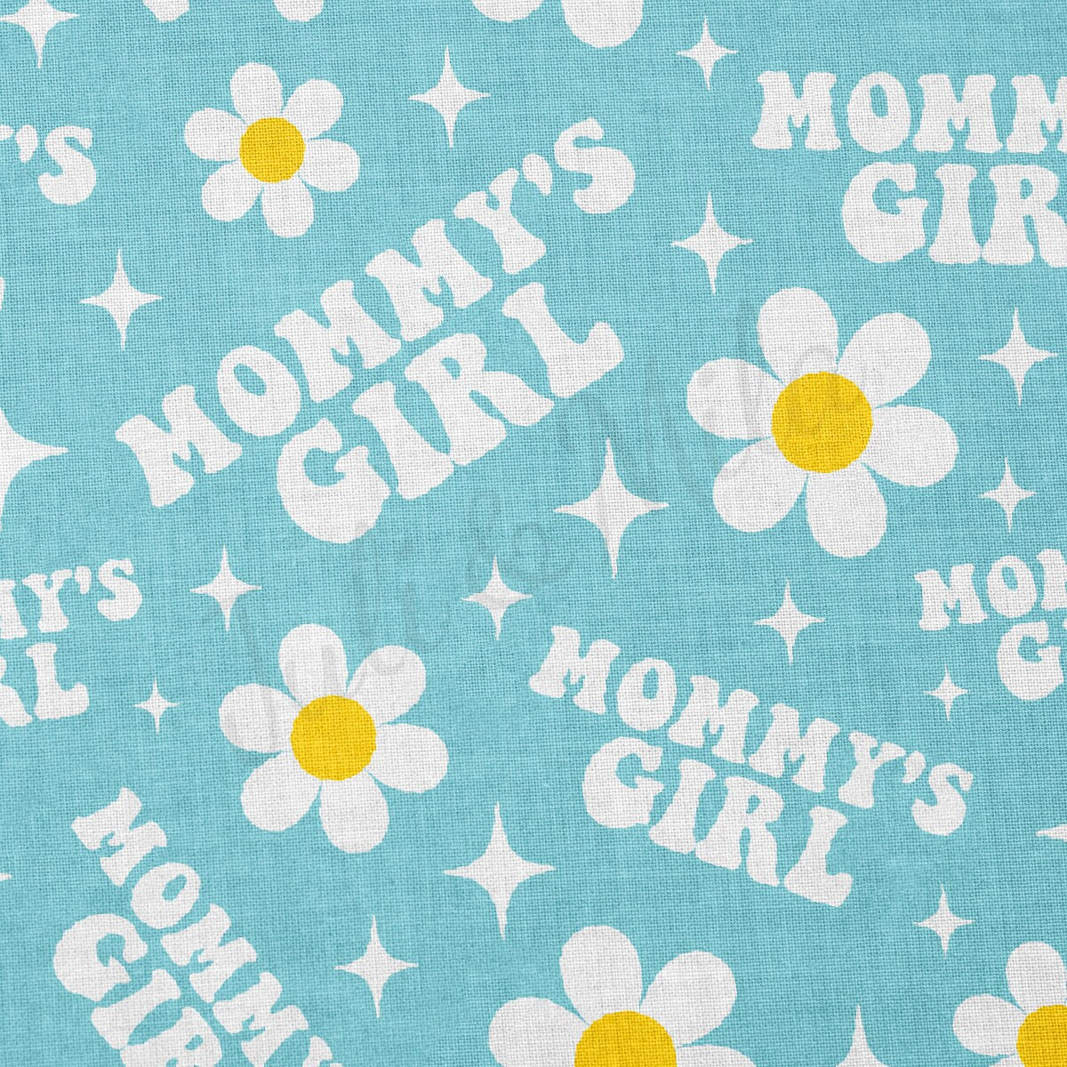 100% Cotton Fabric By the Yard Printed in USA Cotton Sateen -  CottonCTN306 Mommy&#39;s Girl