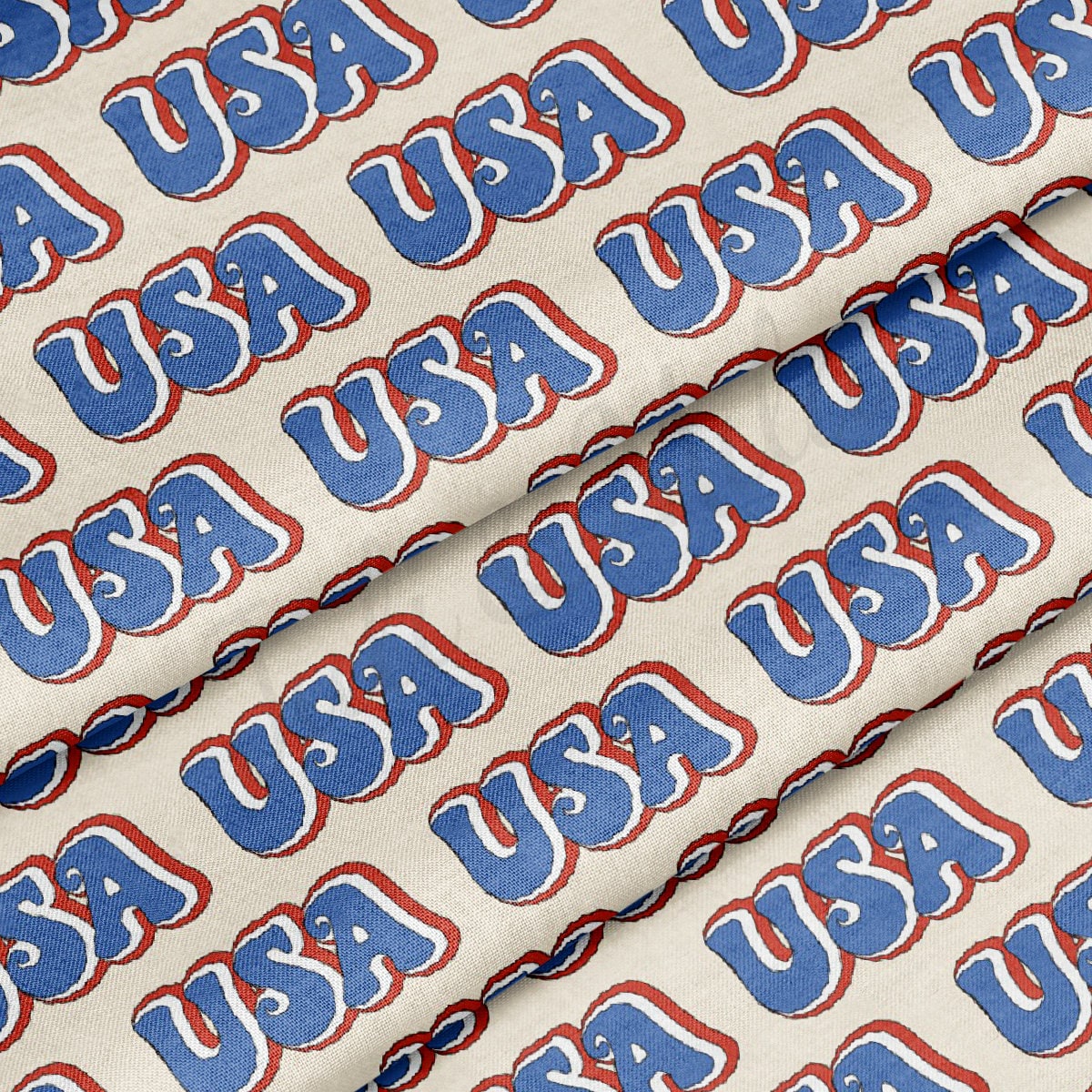 100% Cotton Fabric By the Yard Printed in USA Cotton Sateen -  Cotton CTN367 4th of July Patriotic