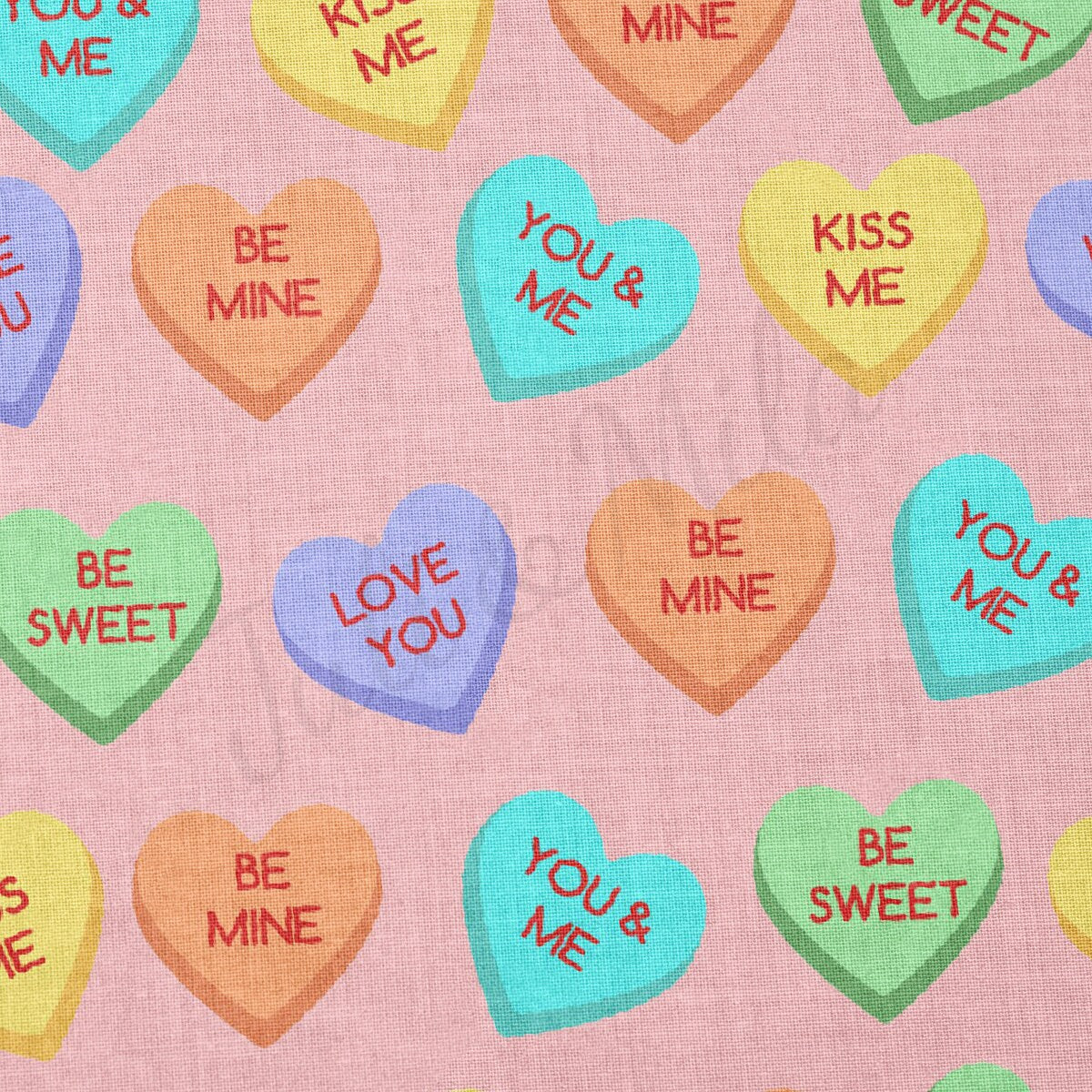 100% Cotton Fabric By the Yard Printed in USA Cotton Sateen -  Cotton CTN1055 Valentine&#39;s Day