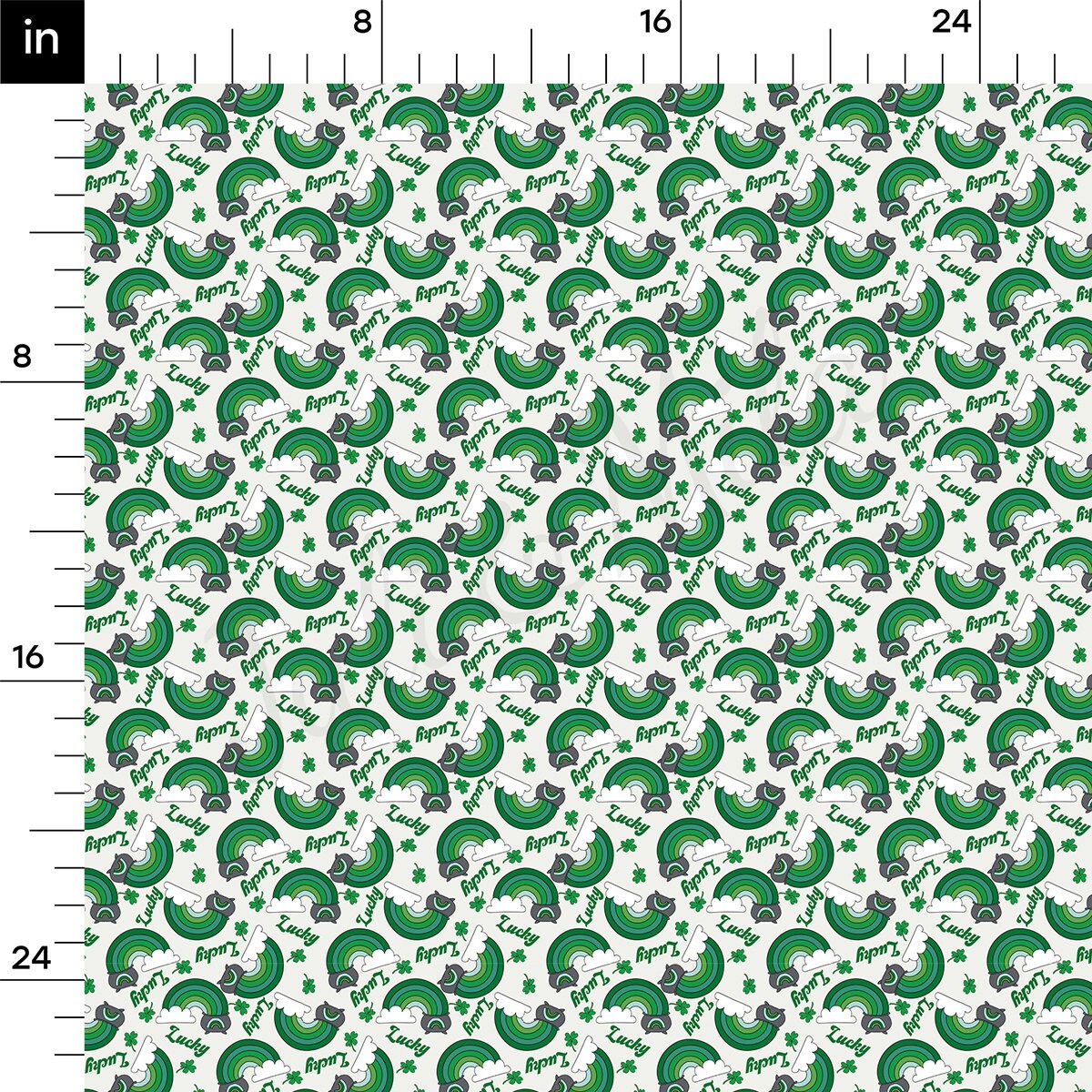 100% Cotton Fabric By the Yard Printed in USA Cotton Sateen -  Cotton CTN1088 St. Patrick&#39;s Day