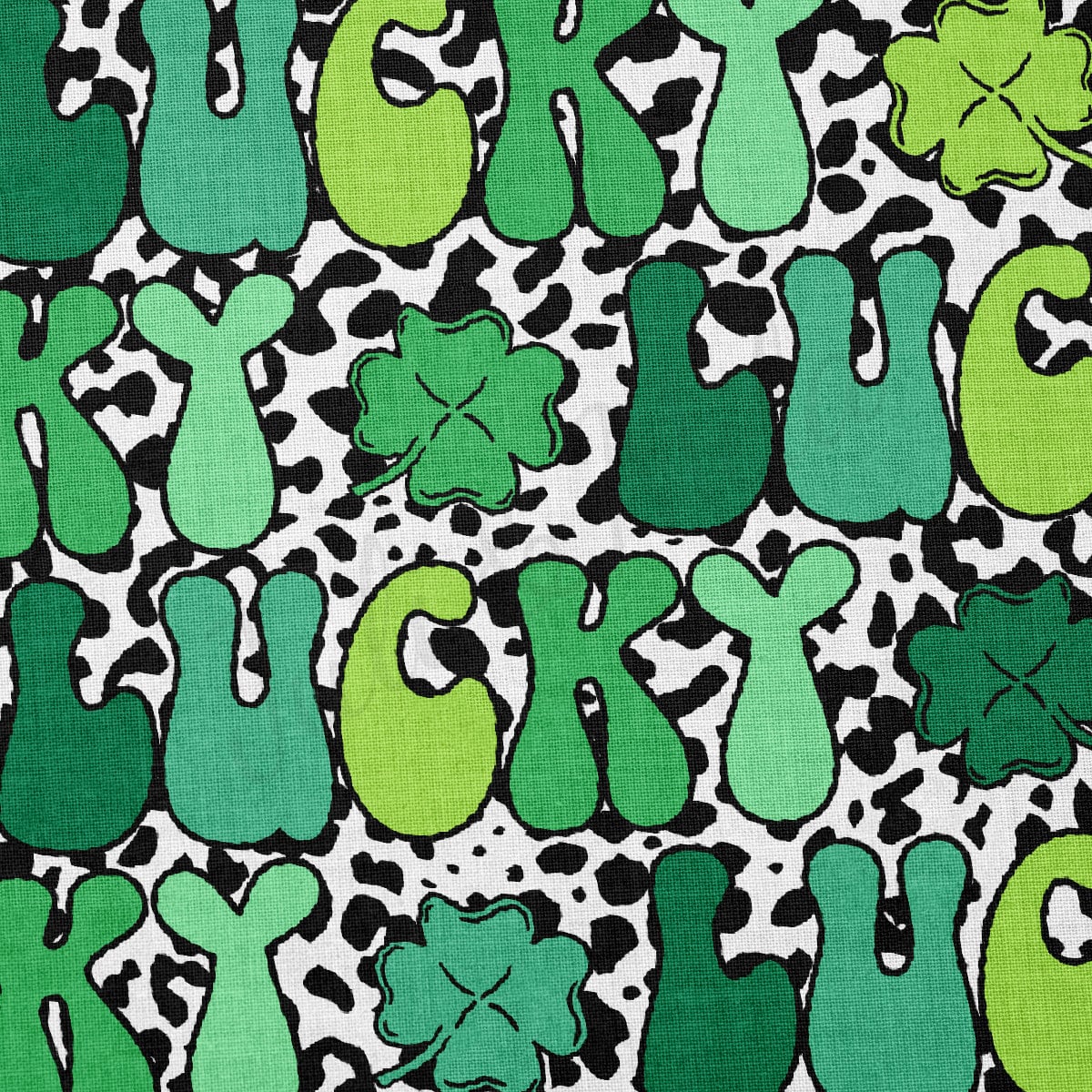100% Cotton Fabric By the Yard Printed in USA Cotton Sateen -  Cotton CTN1089 St. Patrick&#39;s Day