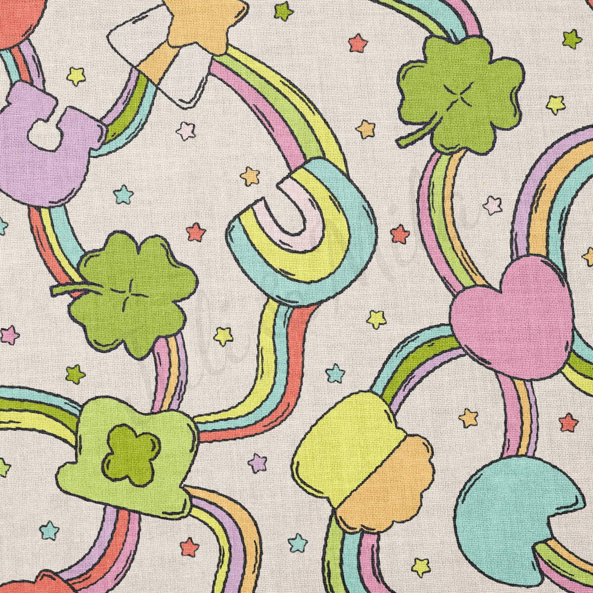 100% Cotton Fabric By the Yard Printed in USA Cotton Sateen -  Cotton CTN1095 St. Patrick&#39;s Day
