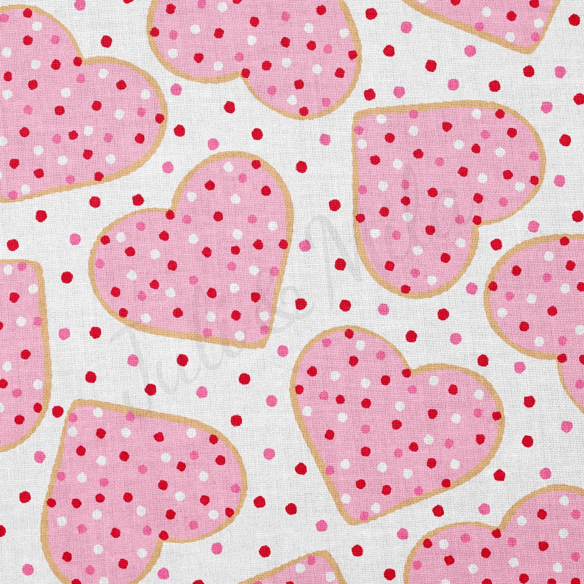 100% Cotton Fabric By the Yard Printed in USA Cotton Sateen -  Cotton CTN1224 Valentine&#39;s Day