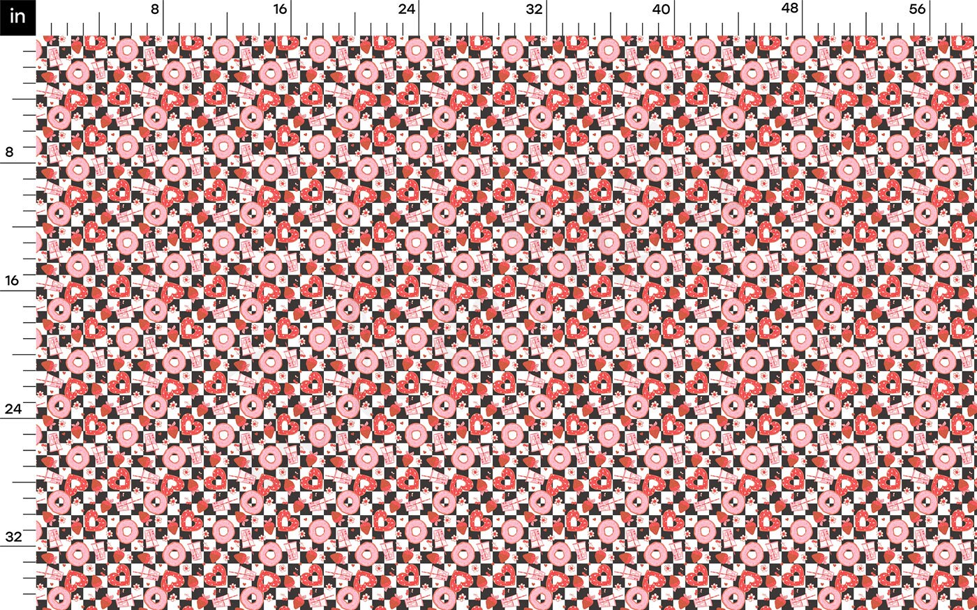 100% Cotton Fabric By the Yard Printed in USA Cotton Sateen -  Cotton CTN1226 Valentine&#39;s Day