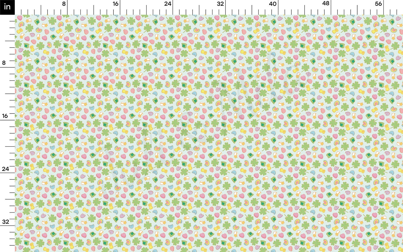 100% Cotton Fabric By the Yard Printed in USA Cotton Sateen -  Cotton CTN1236 St. Patrick&#39;s Day